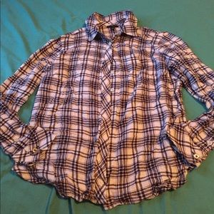 Black and white flannel